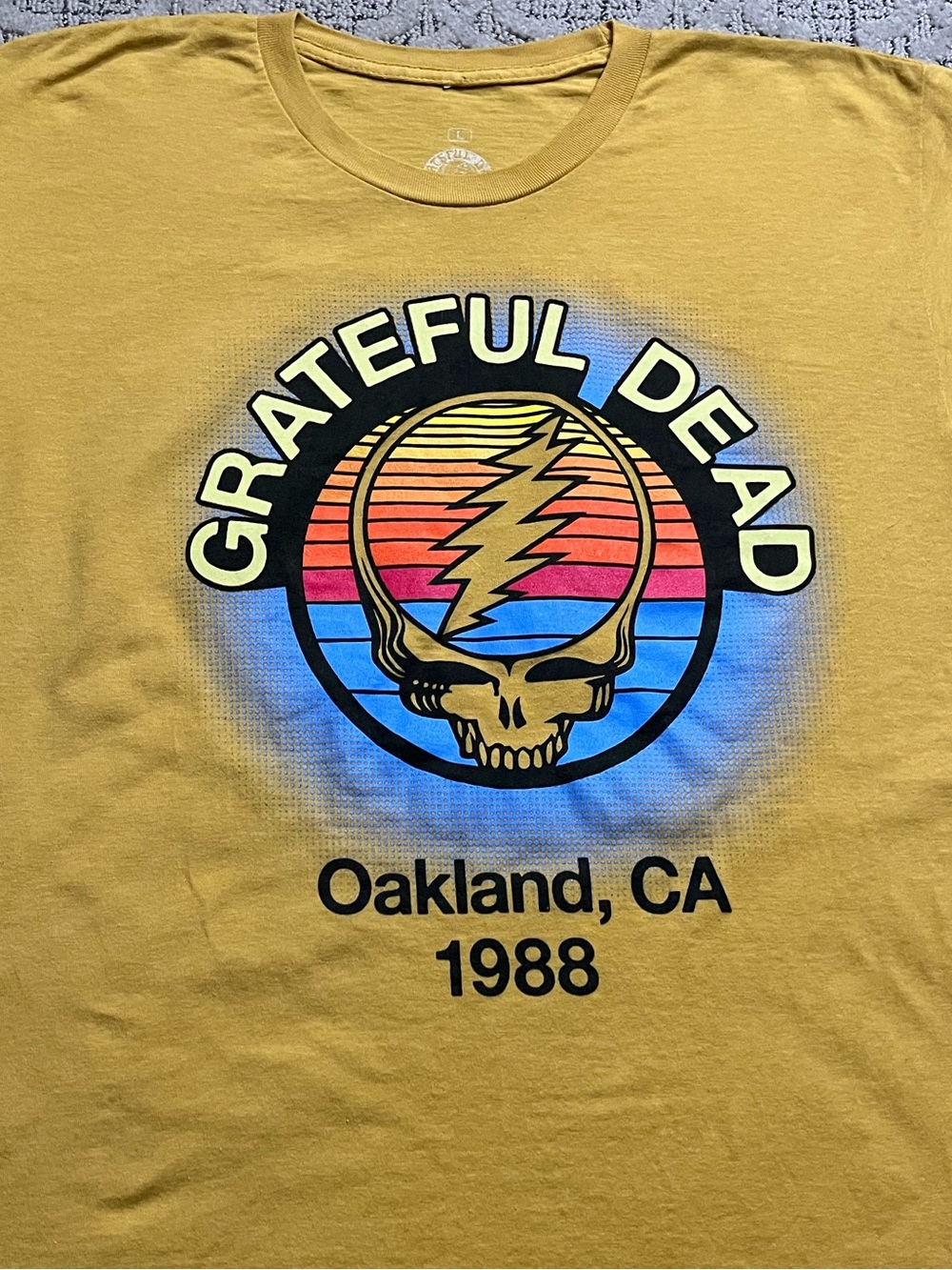 🐢 '20 Grateful Dead Band Stealy Oakland California '88 Golden Road RJ Tee